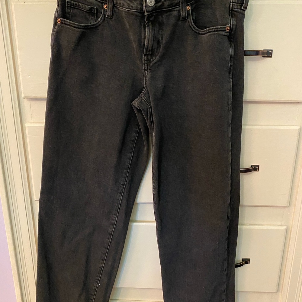 Old Navy Black Flare Wide Leg Jeans